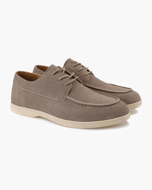 Chaussures premium à lacets en daim
