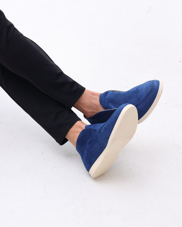 Mocassins hauts Old Money en daim