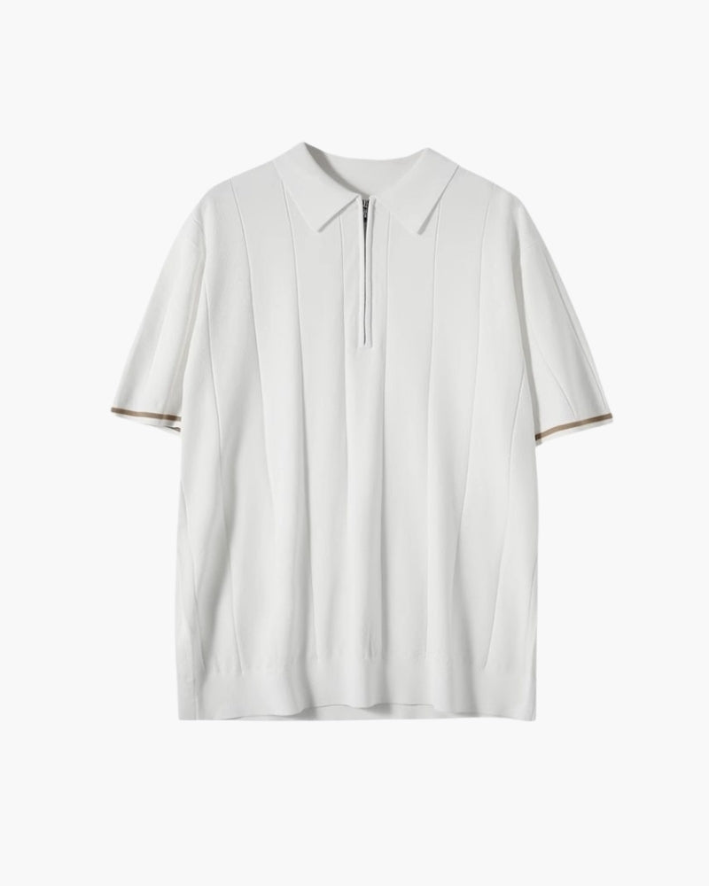 Polo Signature à liseré contrastant