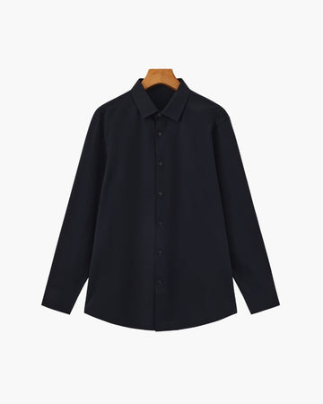 Chemise ajustée en coton stretch