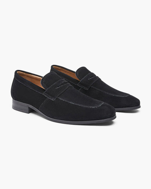 Mocassins penny Old Money en daim