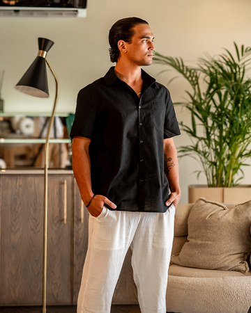 Cape Town - Chemise en lin à manches courtes