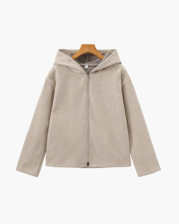Manteau zippé Marlow en laine