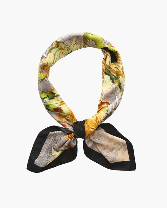 Foulard Old Money Jardin impressionniste