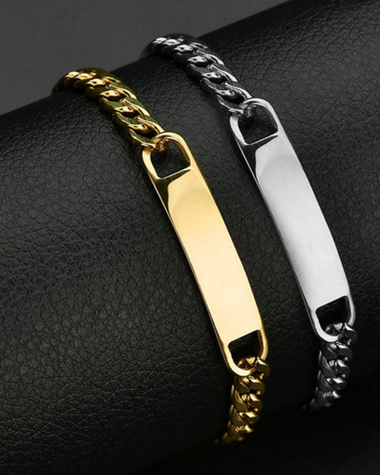 Bracelet chaîne Signature