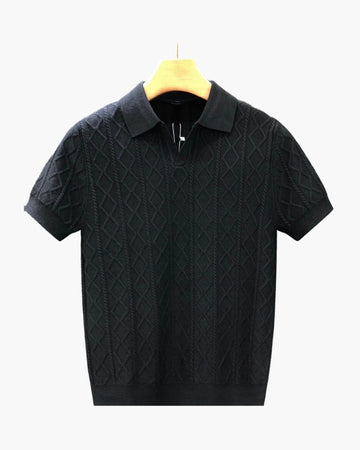 Polo Signature texturé en maille