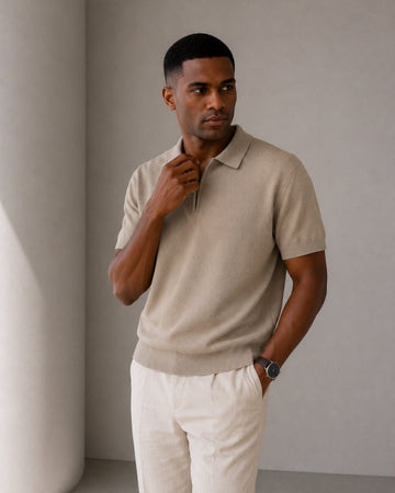 Polo zip-up Marbella