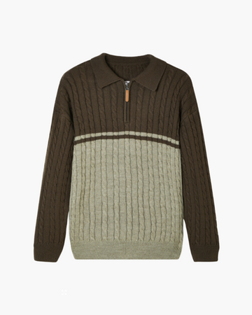 Zip-up 100 % laine premium