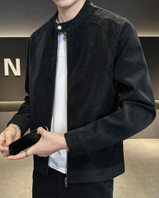 Veste Estate en cuir suédé