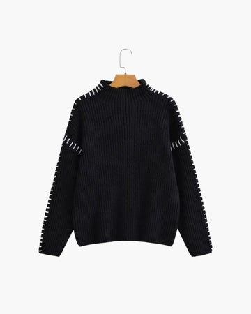 Pull Lila à coutures apparentes