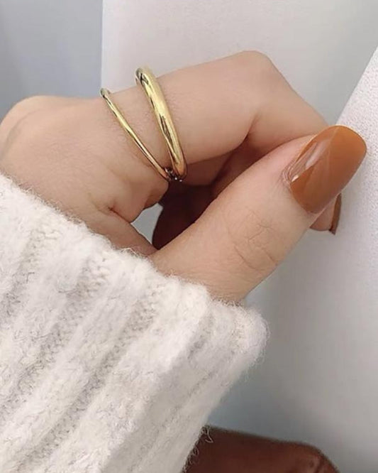 Bague anneau Infinity