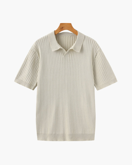 Polo côtelé premium