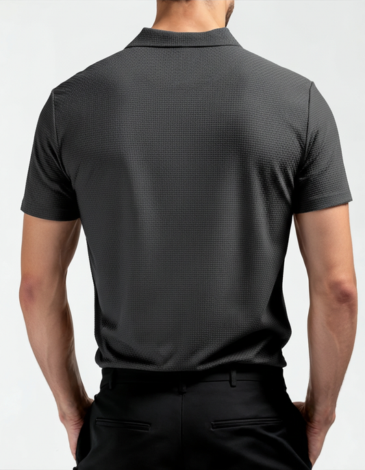 Polo en soie Prestigio anti-froissage