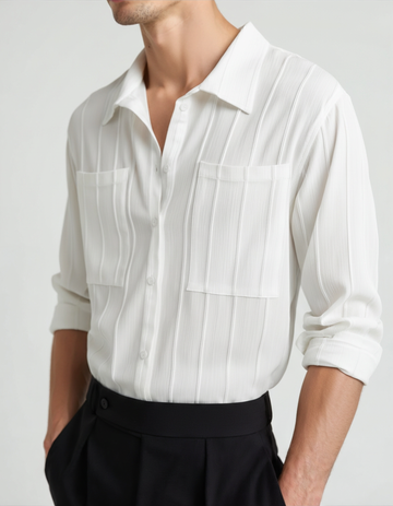 Chemise côtelée Saint-Tropez