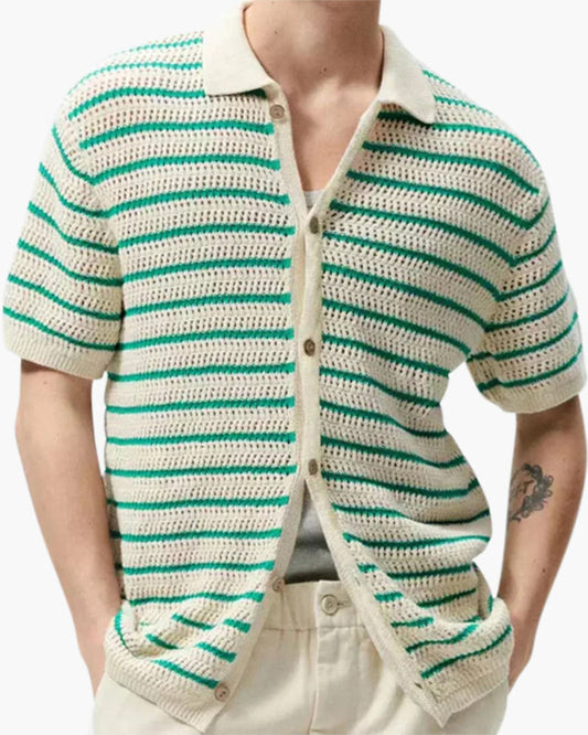 Marbella - Chemise boutonnée en maille