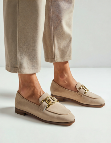 Mocassins Duchess en daim