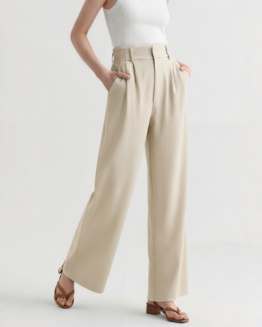 Pantalon Serena jambe large