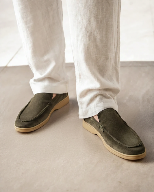 Mocassins premium Old Money en daim